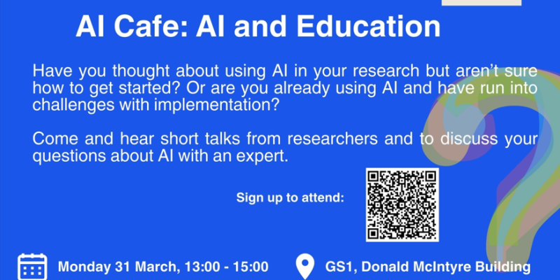 Accelerate Programme for Scientific Discovery AI cafe